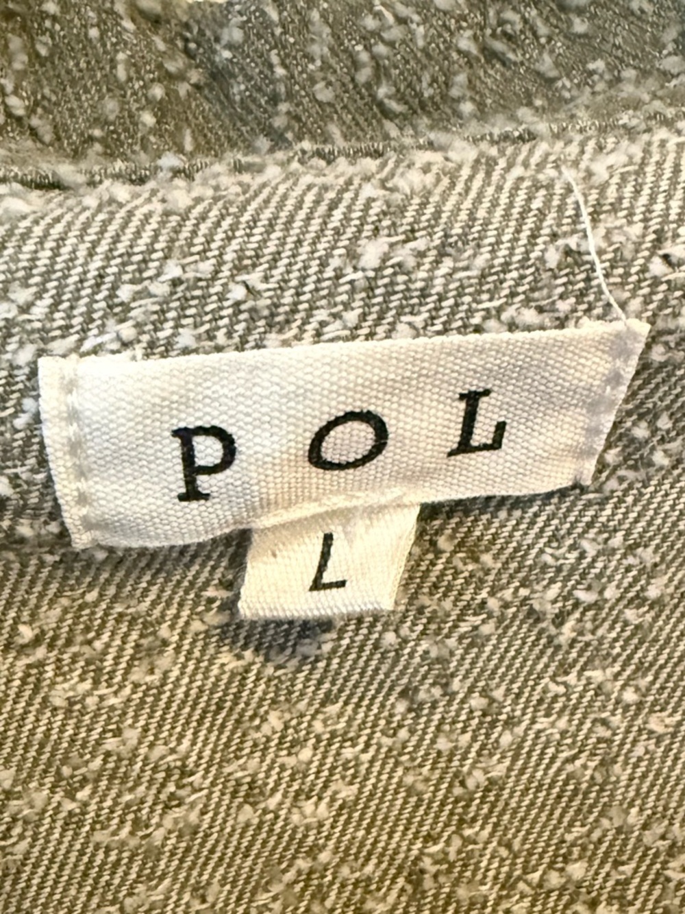 POL Green Jacket Floral Embroidery & Lace Size L - Picture 10 of 10